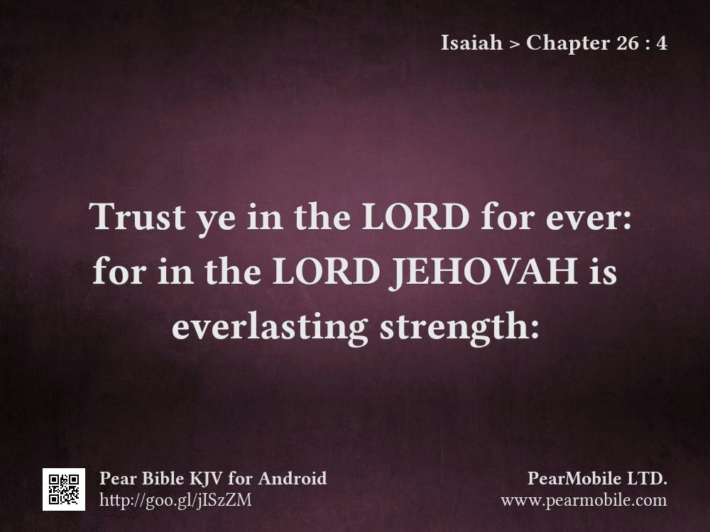 Isaiah, Chapter 26:4
